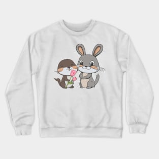 Rabbit & Otter Giving Tulip Crewneck Sweatshirt